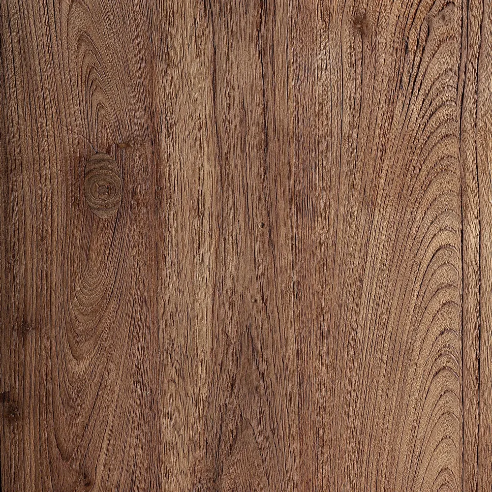 Sofas - Central sofa module in brown railway wood 81x86x83 cm - VICAL