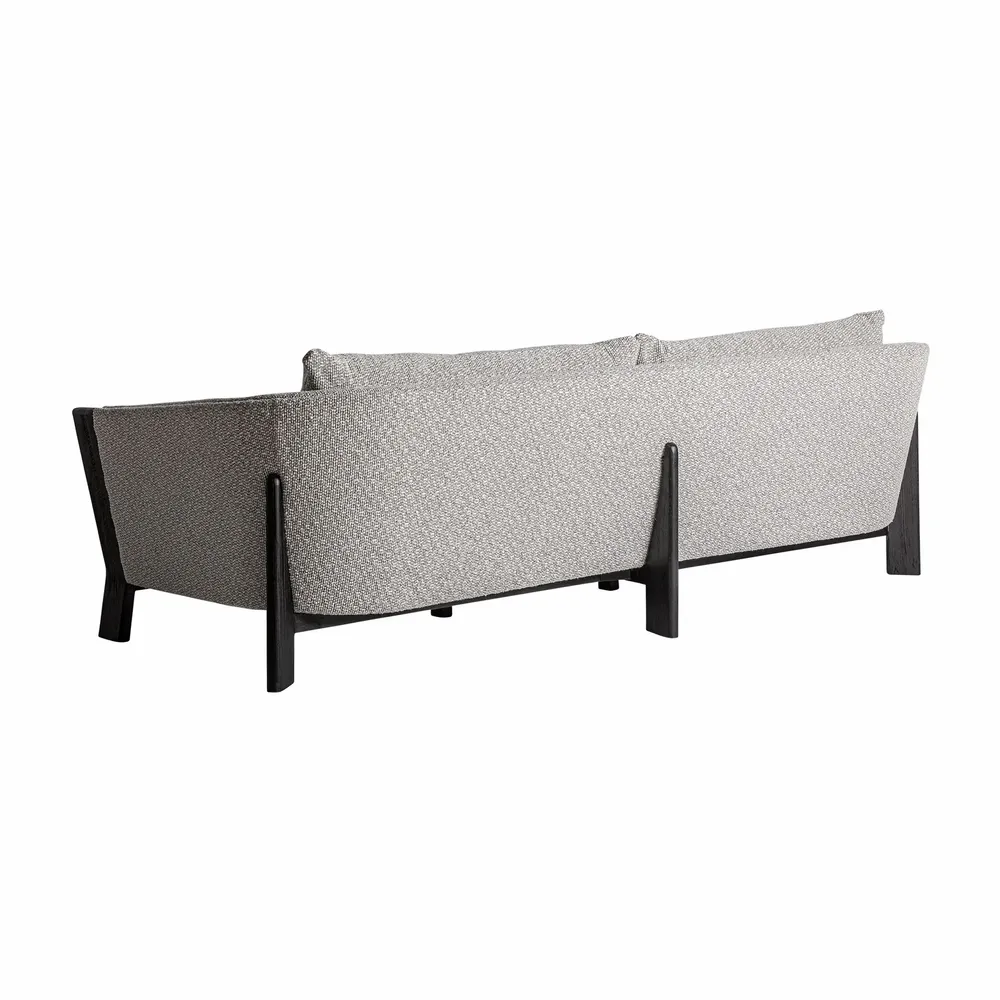 Canapés - Sofa en polyester gris 254x107x82 cm - VICAL