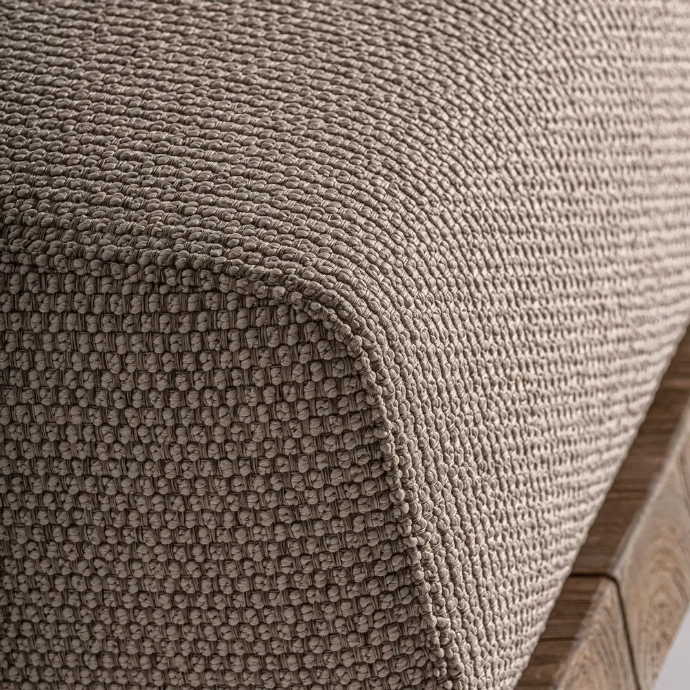 Sofas - Brown railway wooden sofa 265x101x80 cm - VICAL