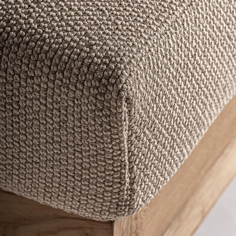 Sofas - Brown railway wooden deck chair 210x80x33 cm - VICAL