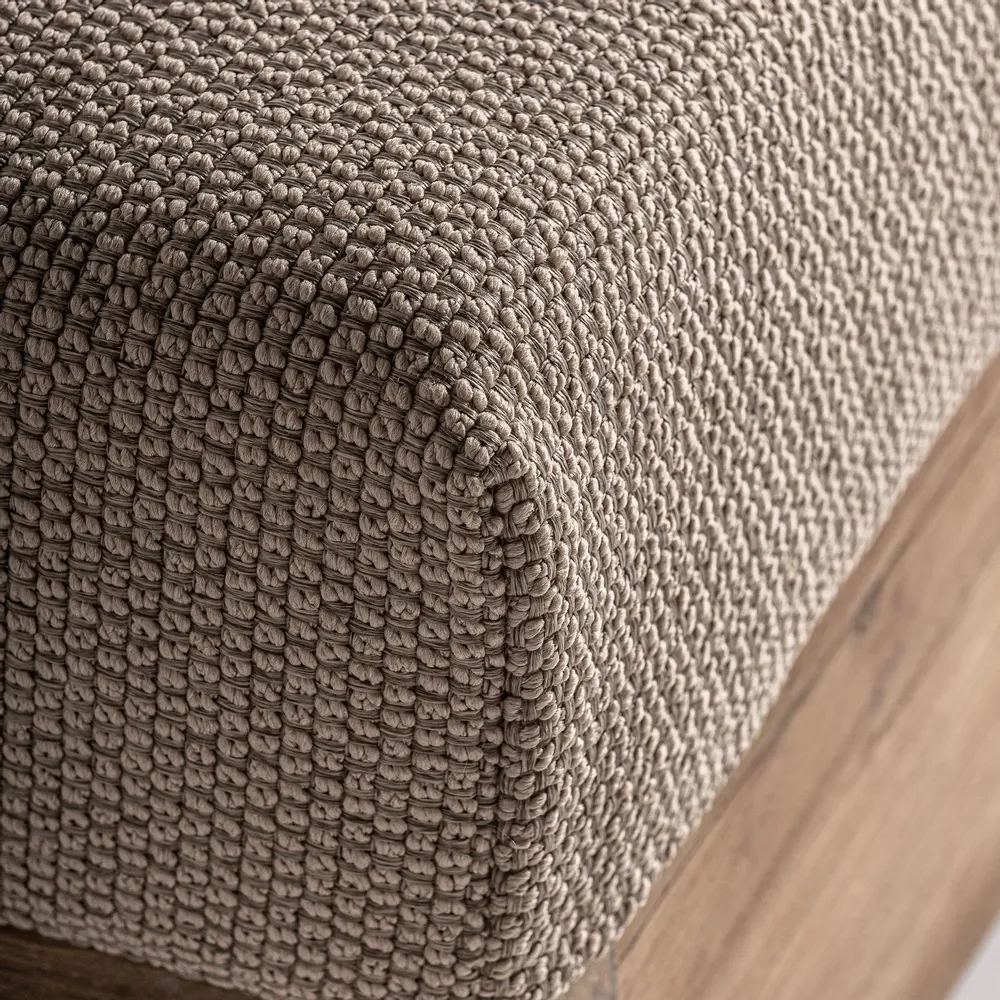 Sofas - Brown railway wooden deck chair 210x80x33 cm - VICAL