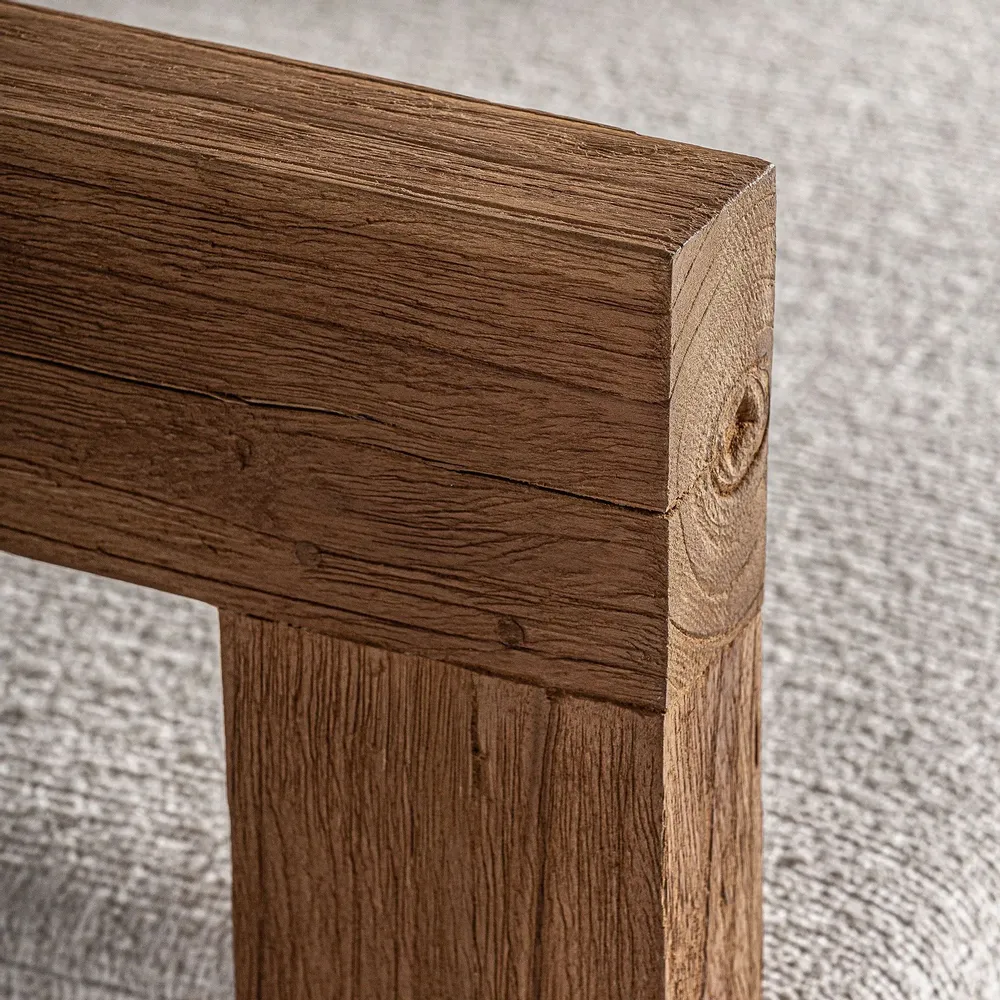 Fauteuils - Fauteuil en bois de chemin de fer marron 85x85x80 cm - VICAL