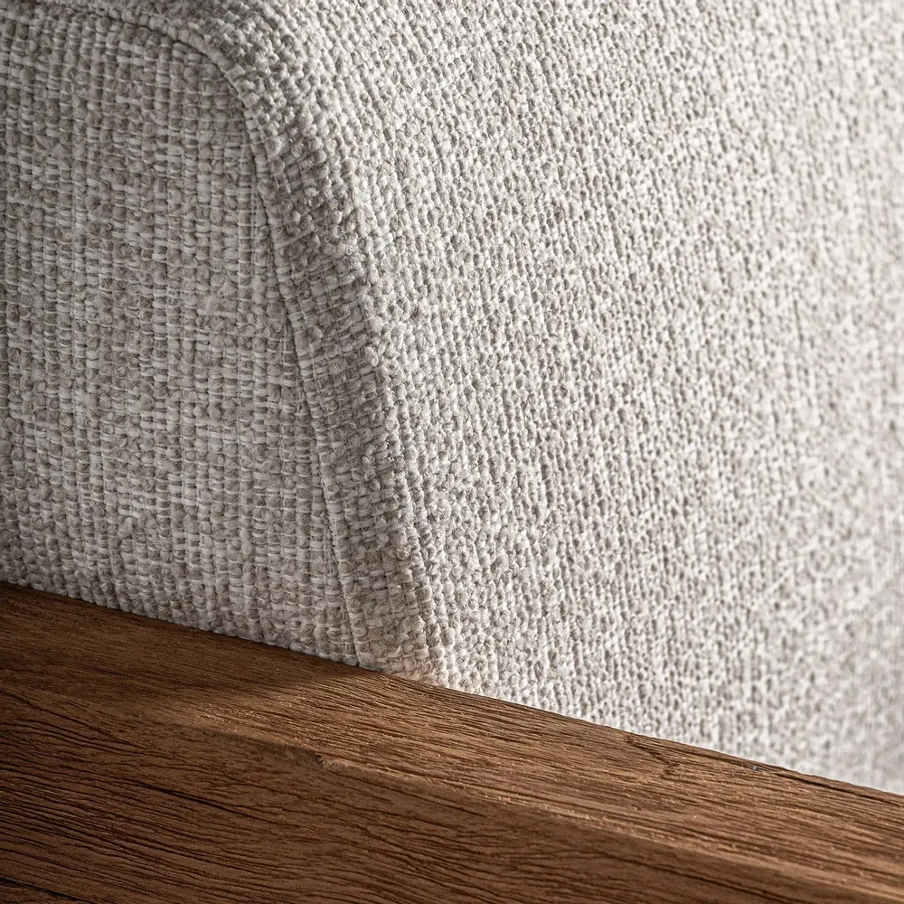 Sofas - Brown railway wooden sofa 240x80x80 cm - VICAL