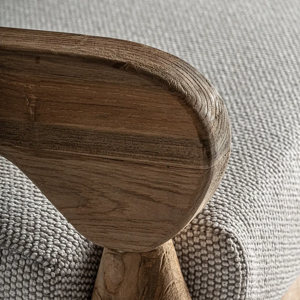 Sofas - Brown railway wooden sofa 130x138x92 cm - VICAL