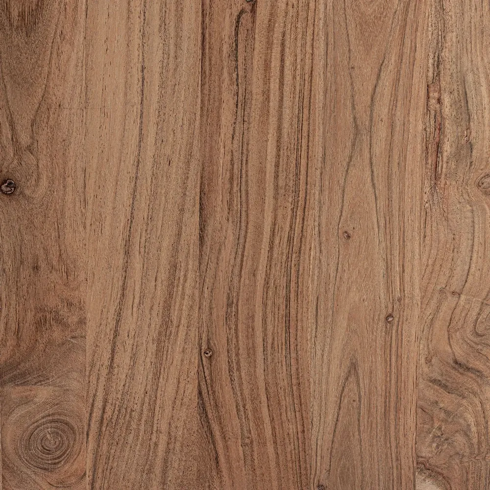 Buffets - Buffet en bois d´acacia noir 220x44x81 cm - VICAL