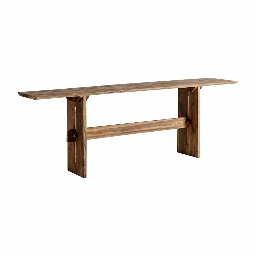 Consoles - Console en bois récupéré marron 214x40x72 cm - VICAL