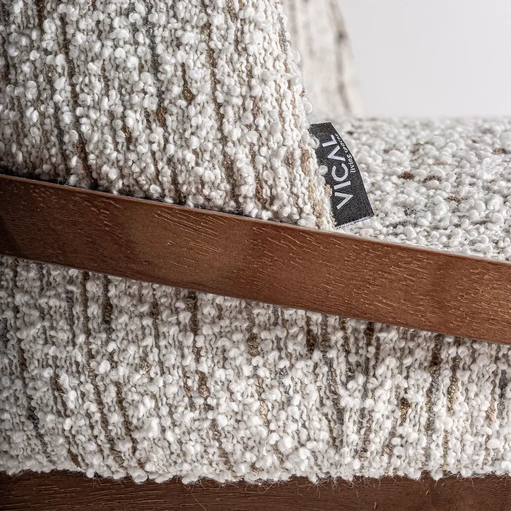 Chairs - White rubber wood chair - VICAL