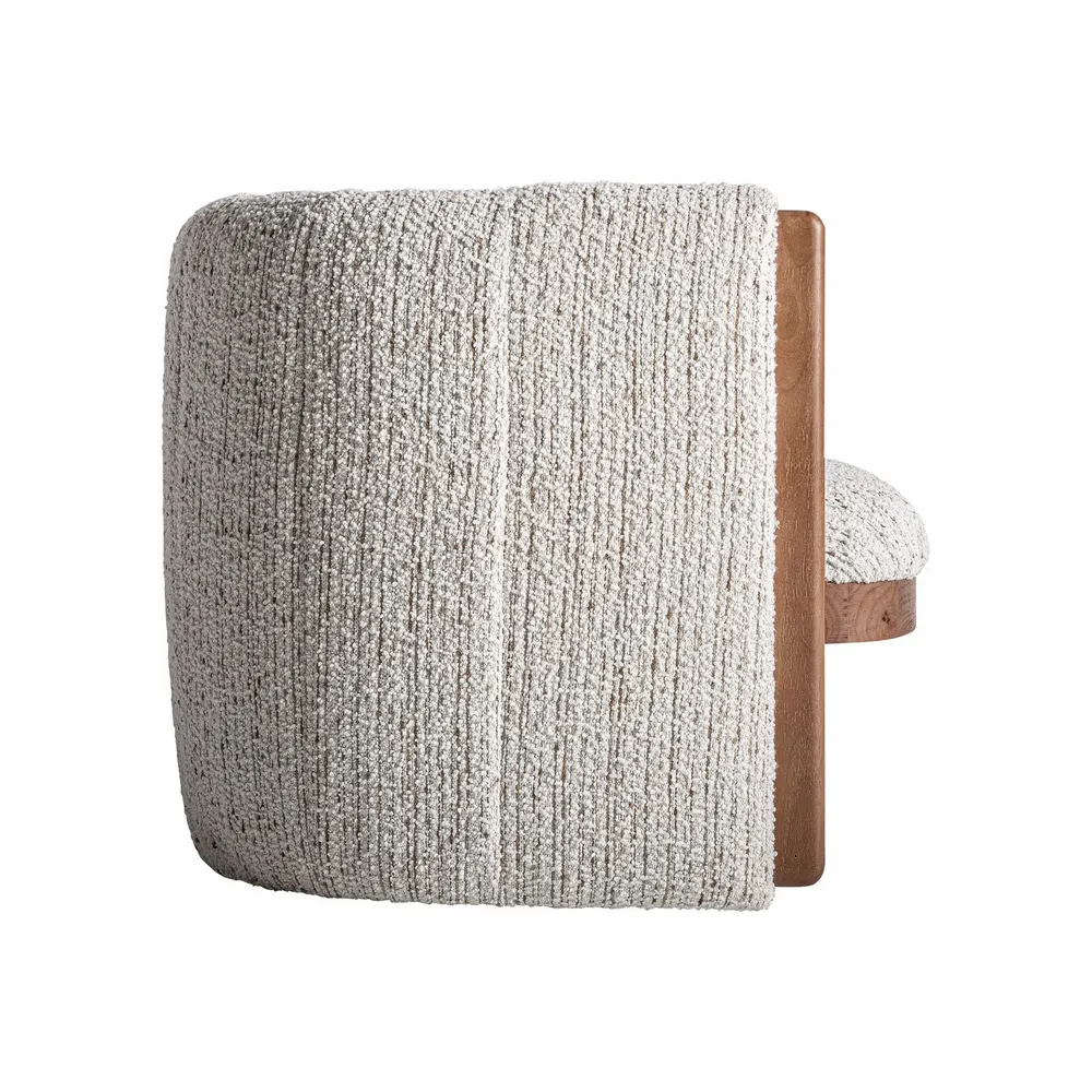 Armchairs - Brown pine wood armchair  - VICAL