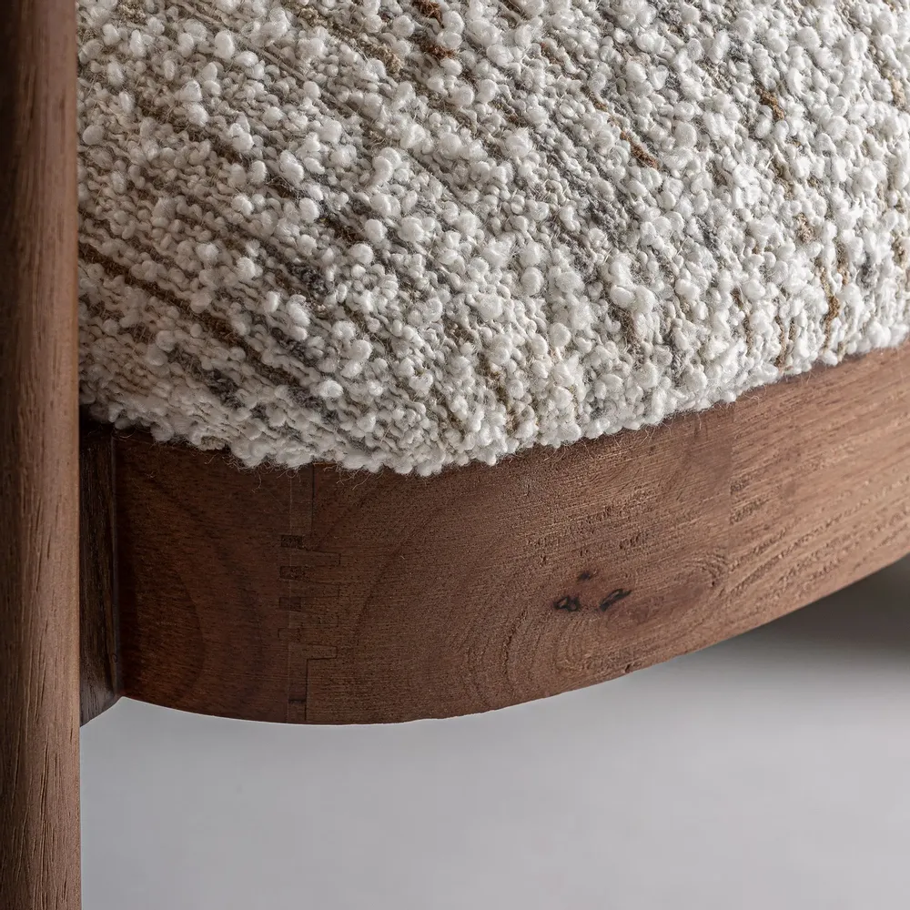 Armchairs - Brown pine wood armchair  - VICAL