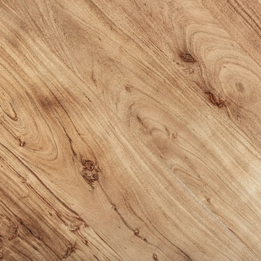 Other tables - Black acacia wood bar table 70x70x78 cm - VICAL