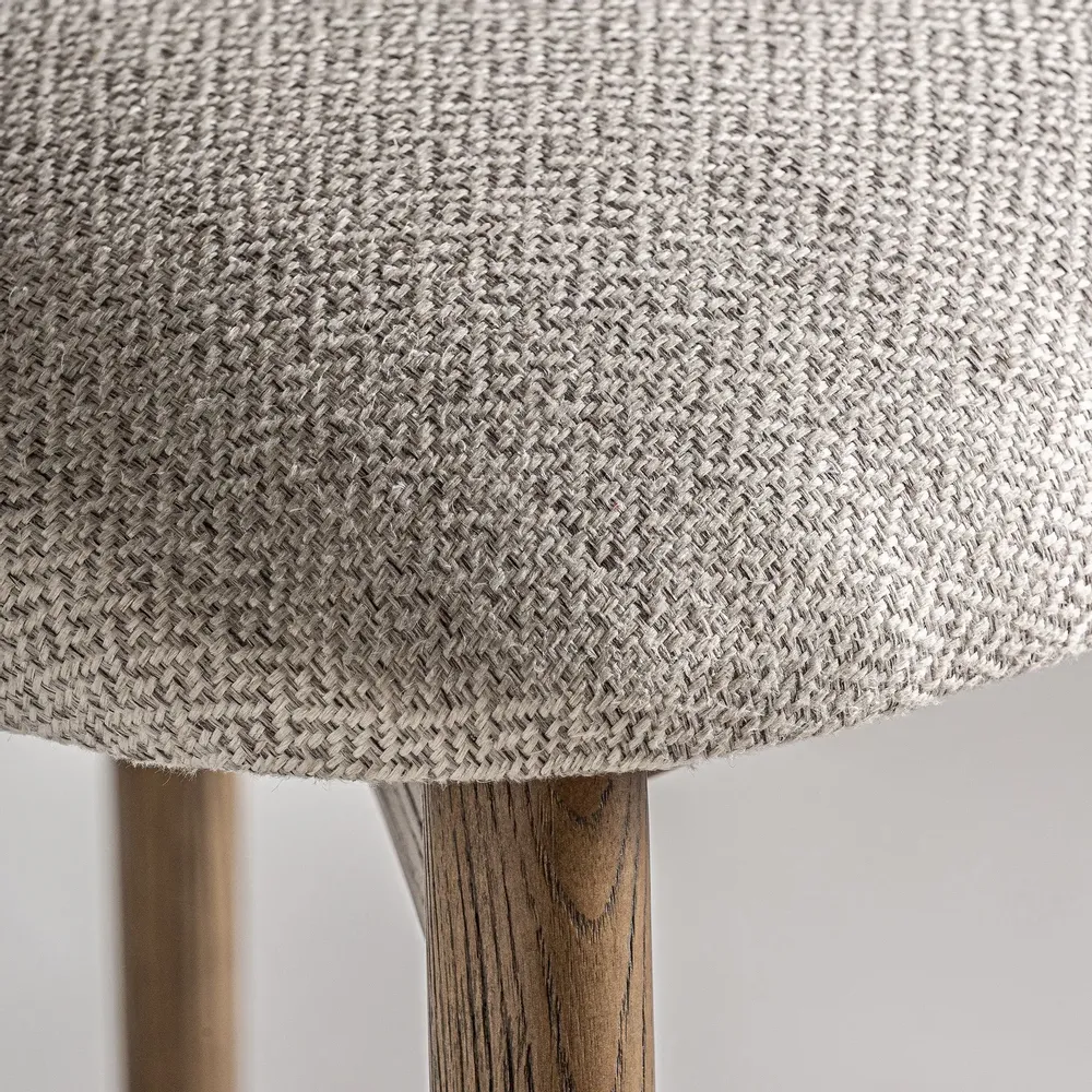 Tabourets - Tabouret en bois de frêne marron 59x56x96 cm - VICAL