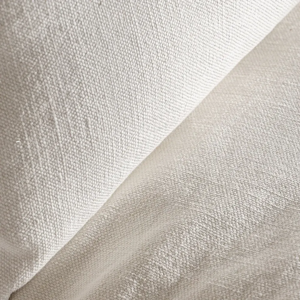 Sofas - White linen corner 103x96x84 cm - VICAL