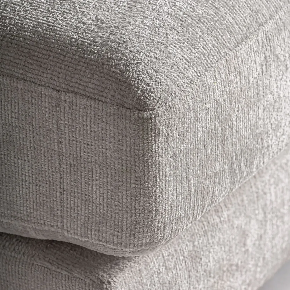 Canapés - Module canapé central en polyester blanc cassé 96x107x84 cm - VICAL