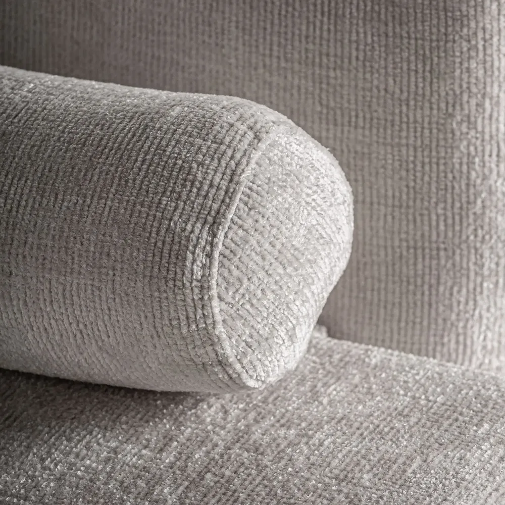 Canapés - Module canapé central en polyester blanc cassé 96x107x84 cm - VICAL