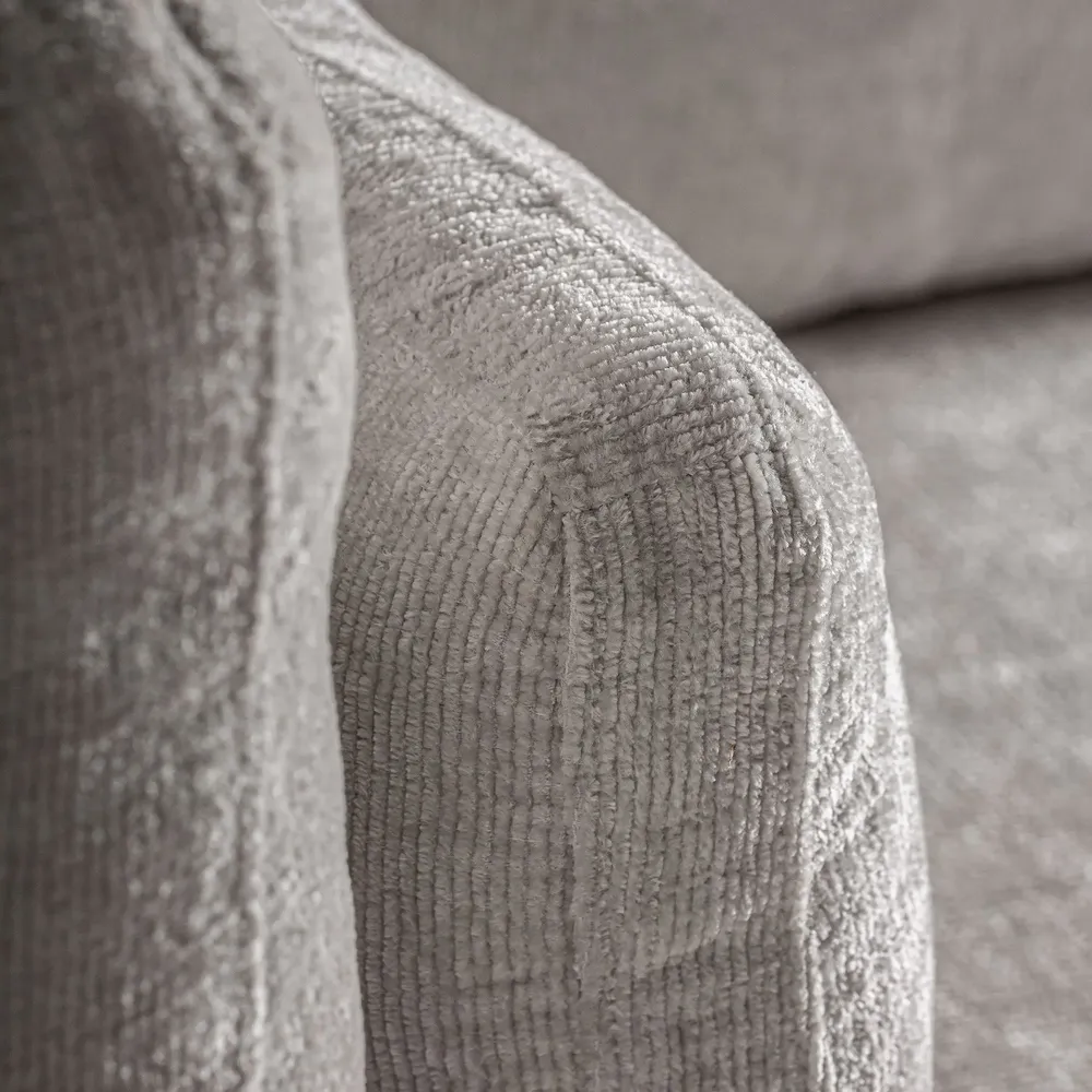 Canapés - D´angle en polyester blanc cassé 140x140x85 cm - VICAL