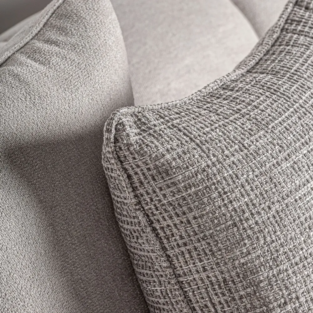 Sofas - Off-white polyester sofa 360x200x90 cm - VICAL