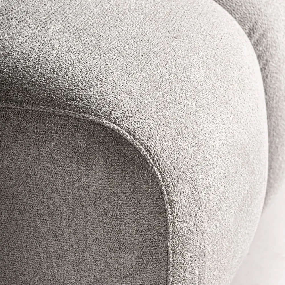 Sofas - Off-white polyester sofa 360x200x90 cm - VICAL