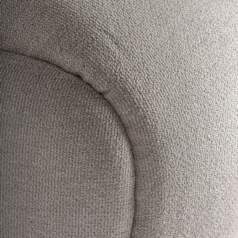 Canapés - Module canapé central en polyester blanc cassé 102x94x76 cm - VICAL