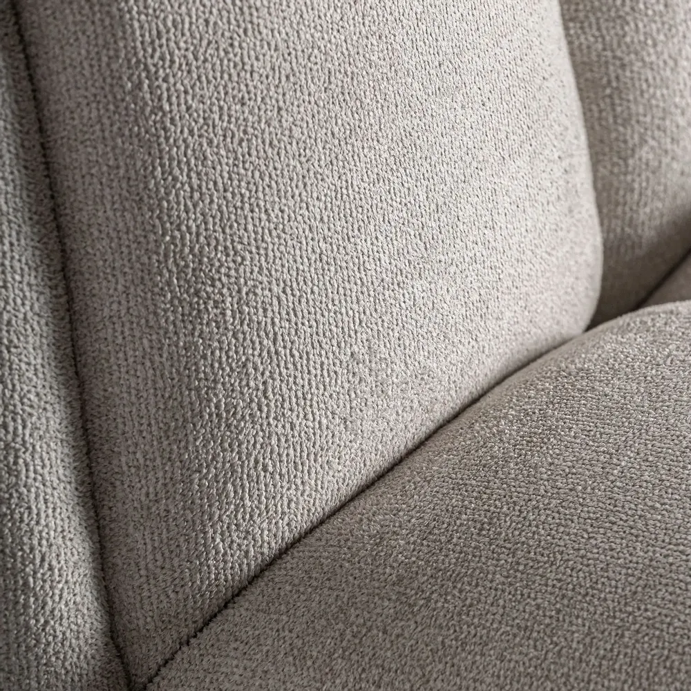 Canapés - Module canapé central en polyester blanc cassé 102x94x76 cm - VICAL