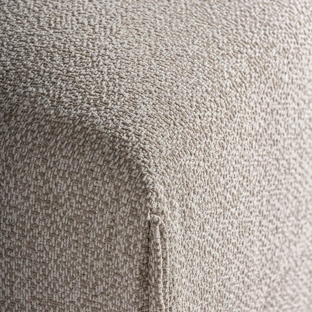 Sofas - Central sofa module in cream polyester 101x101x92 cm - VICAL