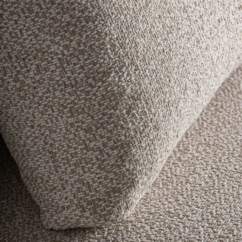 Sofas - Central sofa module in cream polyester 101x101x92 cm - VICAL