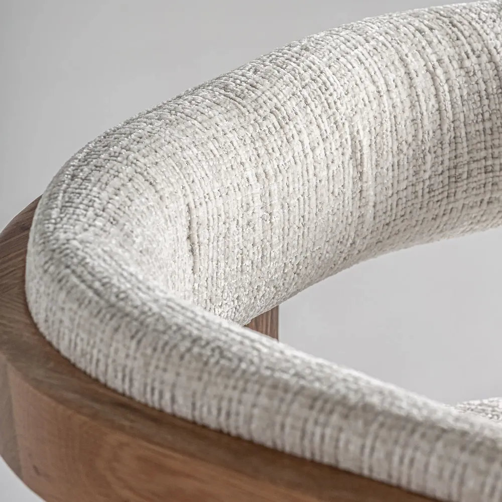 Chairs - Brown oak wood chair 58x55x71 cm - VICAL