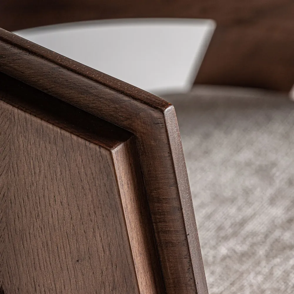 Chaises - Chaise en bois de chêne marron 63x57x79 cm - VICAL