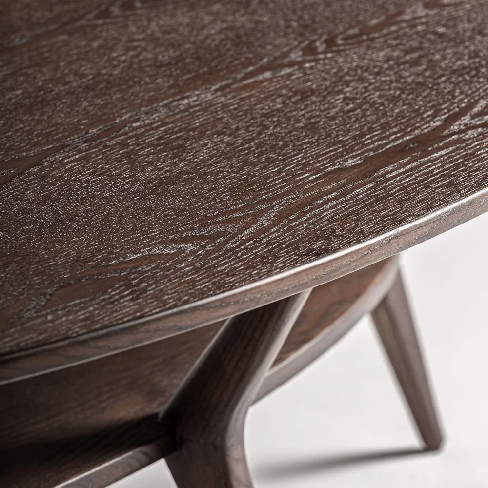 Tables basses - Table basse en bois de frêne marron 140x80x47 cm - VICAL