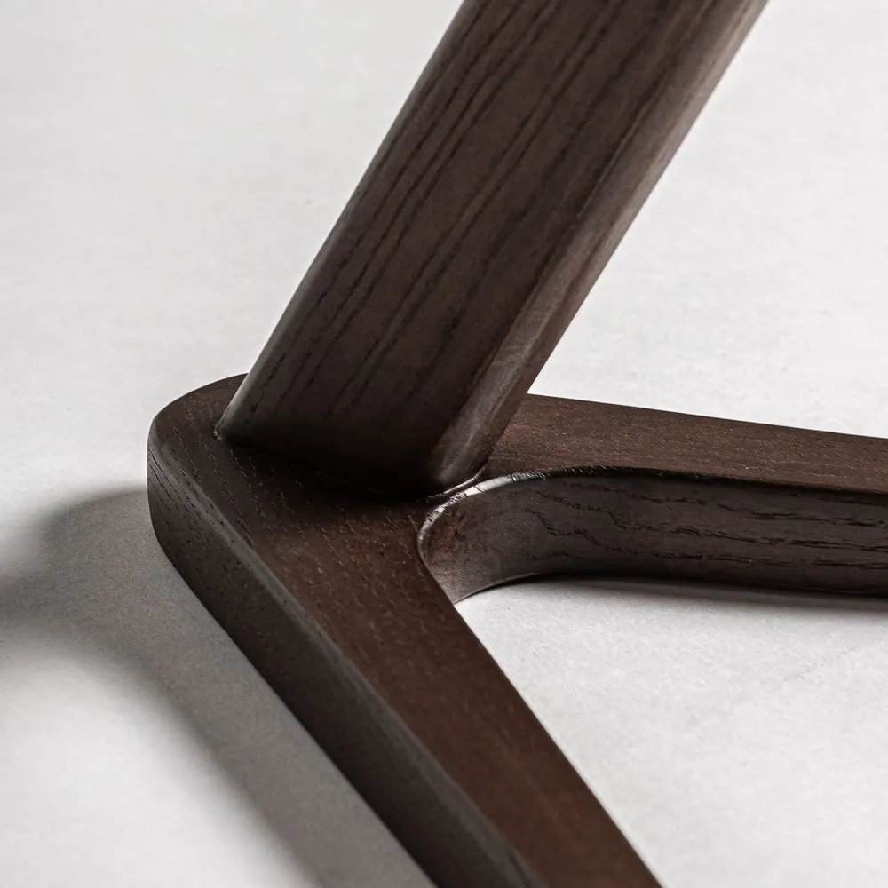 Autres tables  - Table basse en bois de frêne marron 46x47x54 cm - VICAL