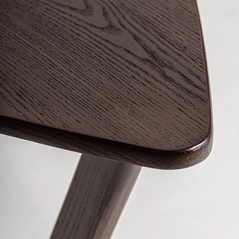 Autres tables  - Table basse en bois de frêne marron 46x47x54 cm - VICAL