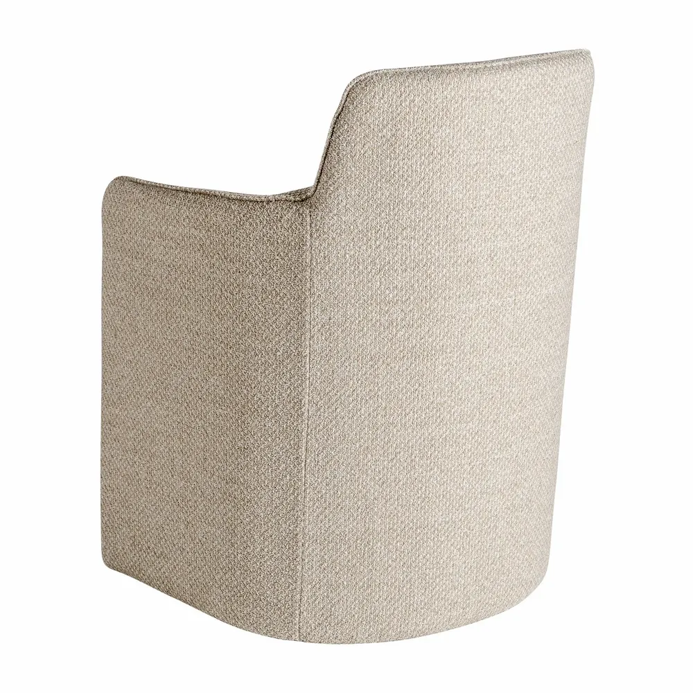 Chaises - Fauteuil en polyester beige 60x64x85 cm - VICAL