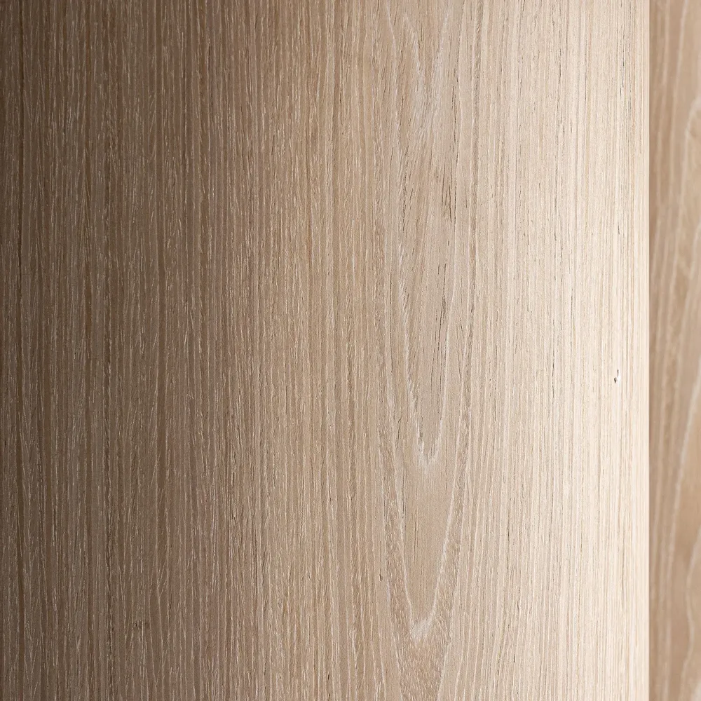 Tables Salle à Manger - Table salon en bois de chêne crème 150x150x76 cm - VICAL