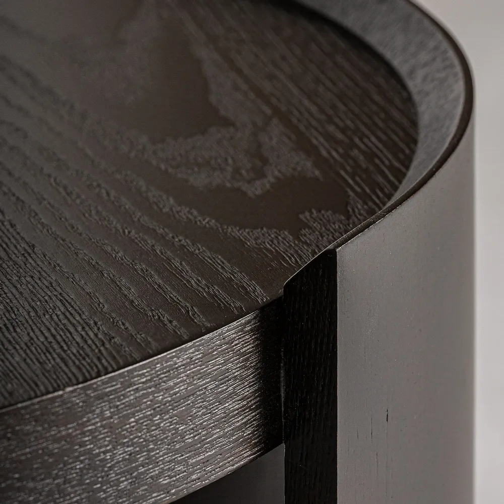 Tables basses - Centre de table en bois de chêne marron 80x76x45 cm - VICAL