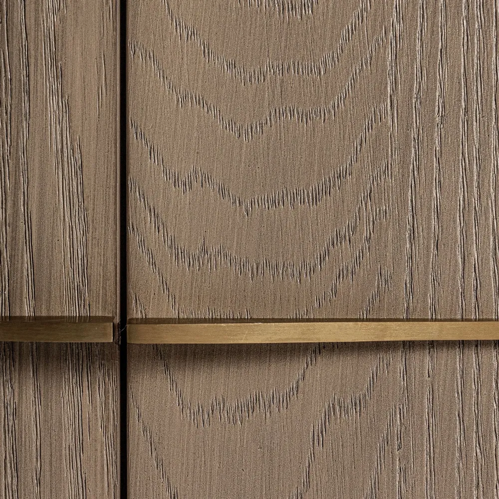 Wardrobe - Brown oak wood cabinet 110x51x142 cm - VICAL