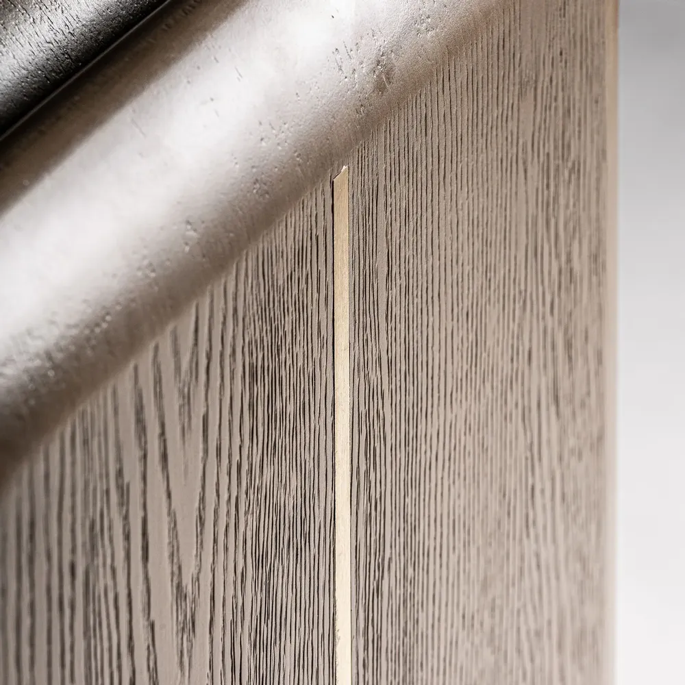 Wardrobe - Brown oak wood cabinet 110x51x142 cm - VICAL