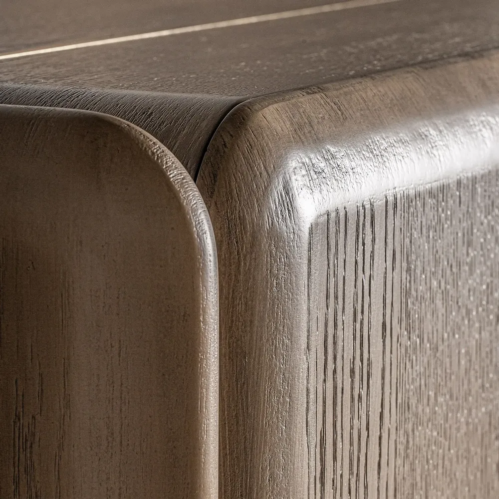 Wardrobe - Brown oak wood cabinet 110x51x142 cm - VICAL