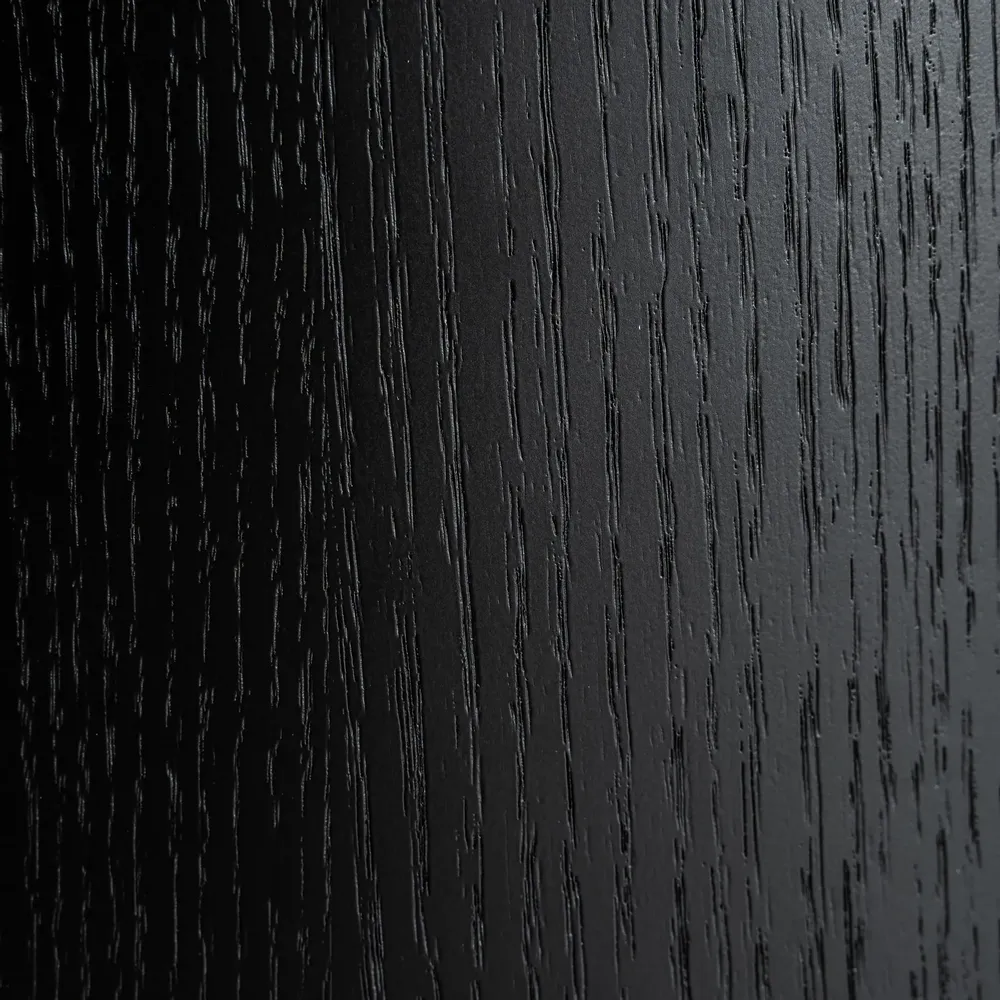 Other tables - Coffee table in black oak wood 48x48x50 cm - VICAL