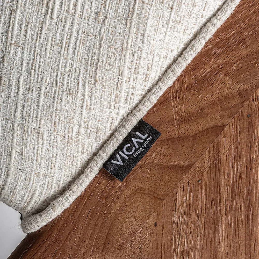 Stools - Brown rubber wood stool 61x68x97 cm - VICAL