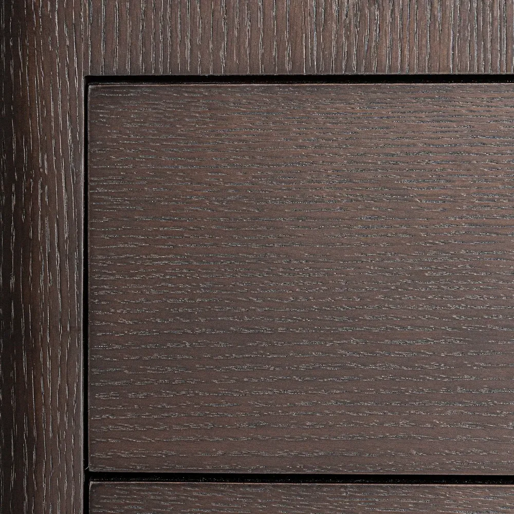 Night tables - Brown MDF wooden bedside table 55x45x47 cm - VICAL