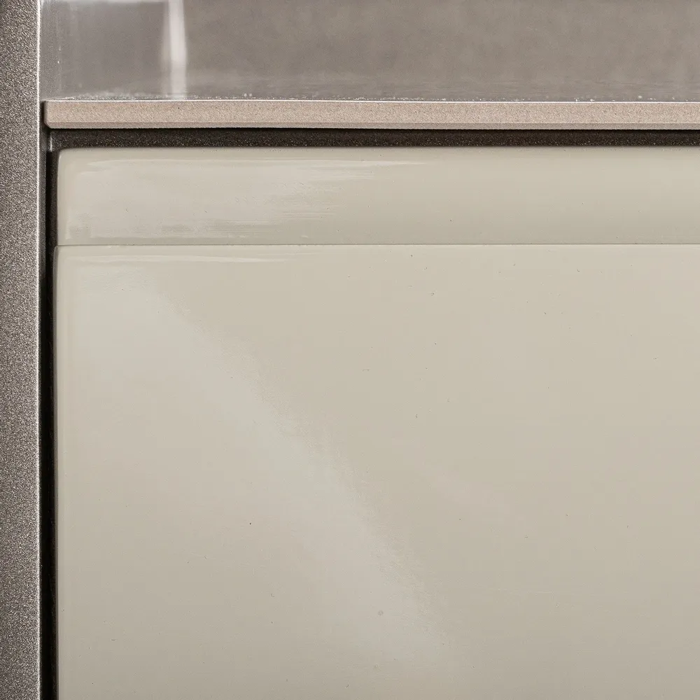 Night tables - Bedside table in beige MDF wood 53x43x50 cm - VICAL