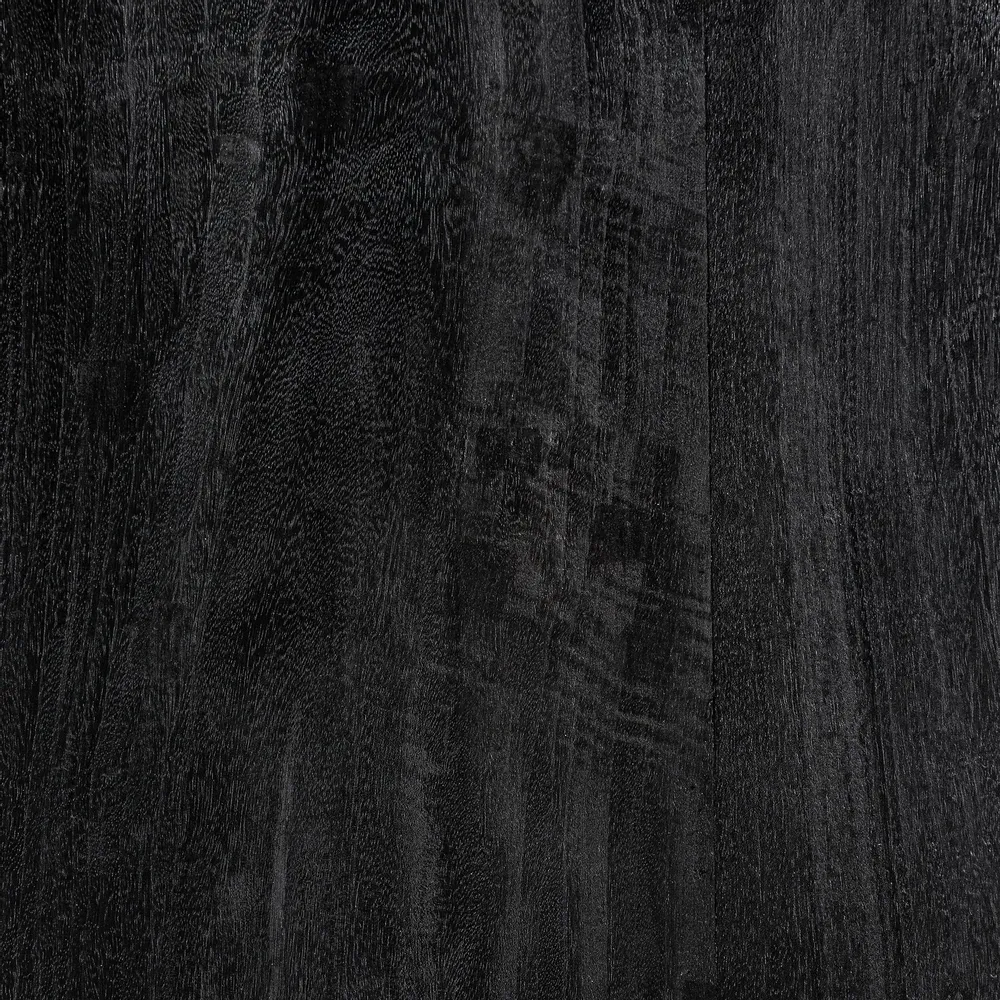 Shelves - Black mango wood shelf 100x35x200 cm - VICAL