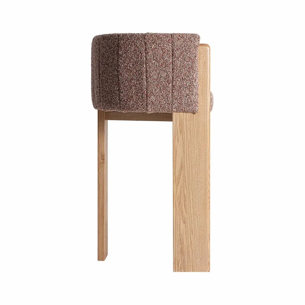 Tabourets - Tabouret en polyester nounces marron 57x51x98 cm - VICAL