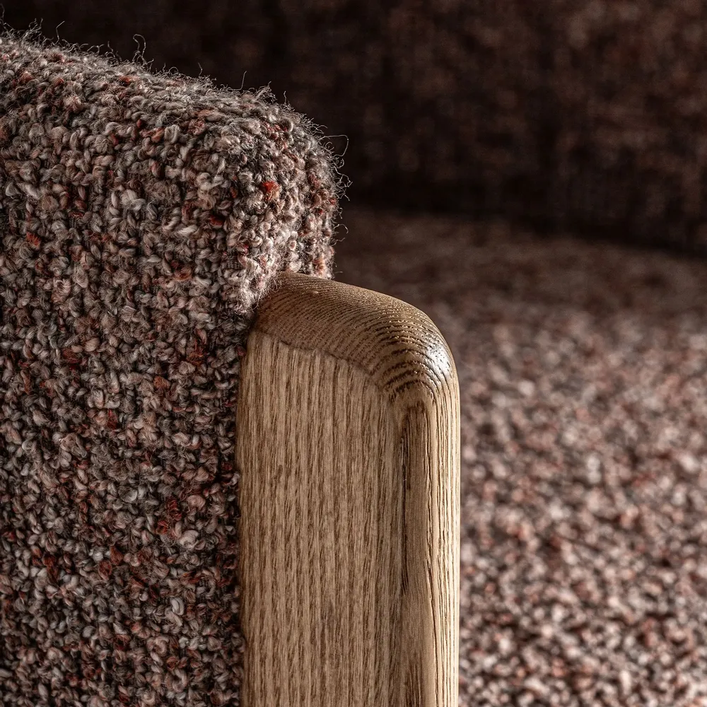 Tabourets - Tabouret en polyester nounces marron 57x51x98 cm - VICAL