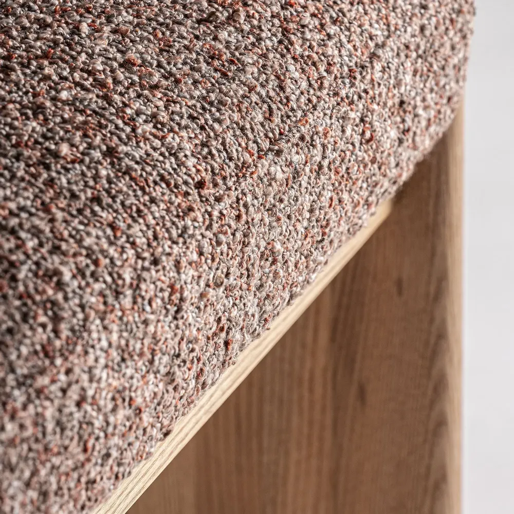 Tabourets - Tabouret en polyester nounces marron 57x51x98 cm - VICAL