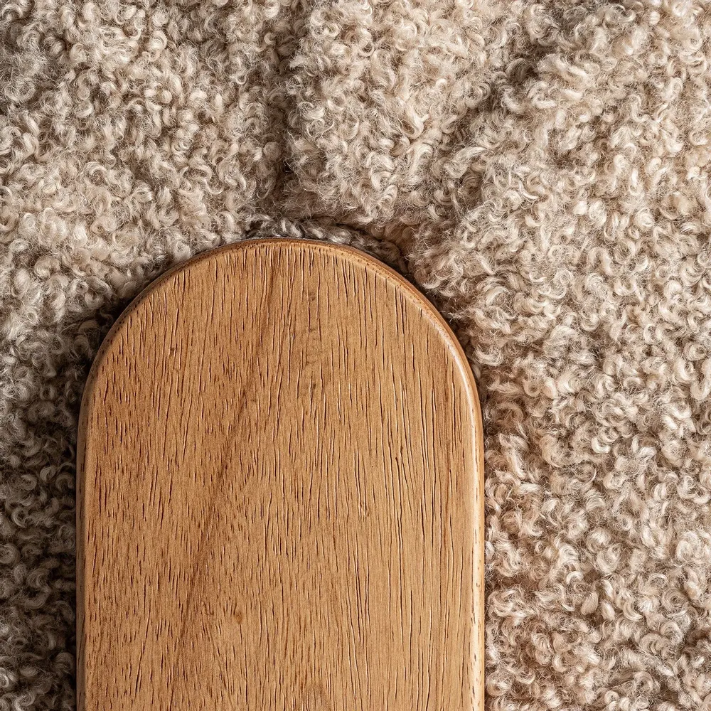 Fauteuils - Fauteuil en polyester beige 64x89x72 cm - VICAL