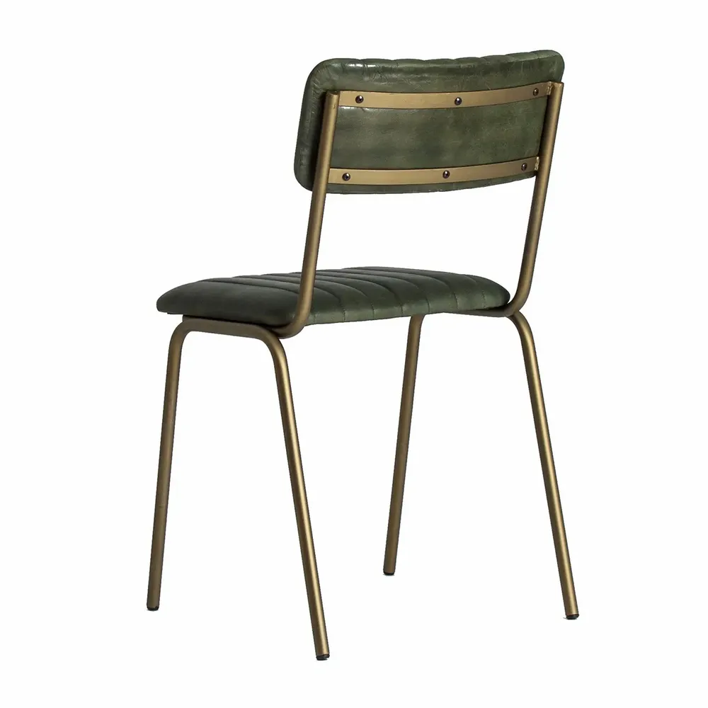Chairs - Old green iron chair in 46x49x78 cm - VICAL
