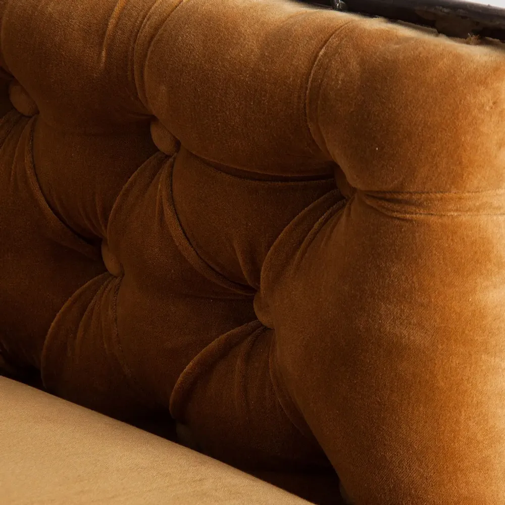 Armchairs - Ocher iron armchair in 71x72x71 cm - VICAL