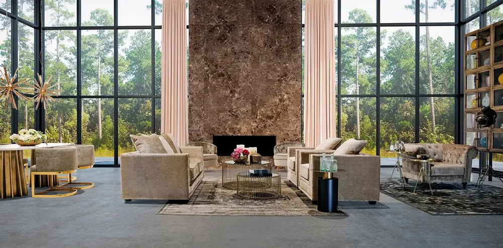 Tables Salle à Manger - Table salon en marbre blanc  en 200x100x76 cm - VICAL