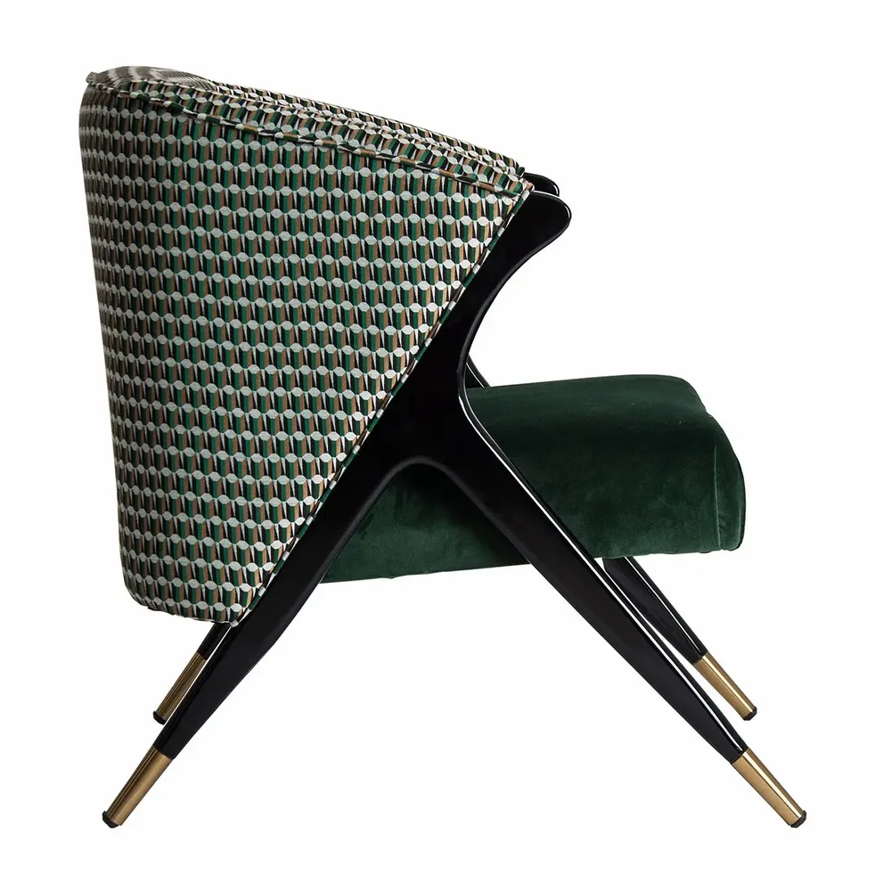 Fauteuils - Fauteuil en bois de pin vert  en 73x83x80 cm - VICAL