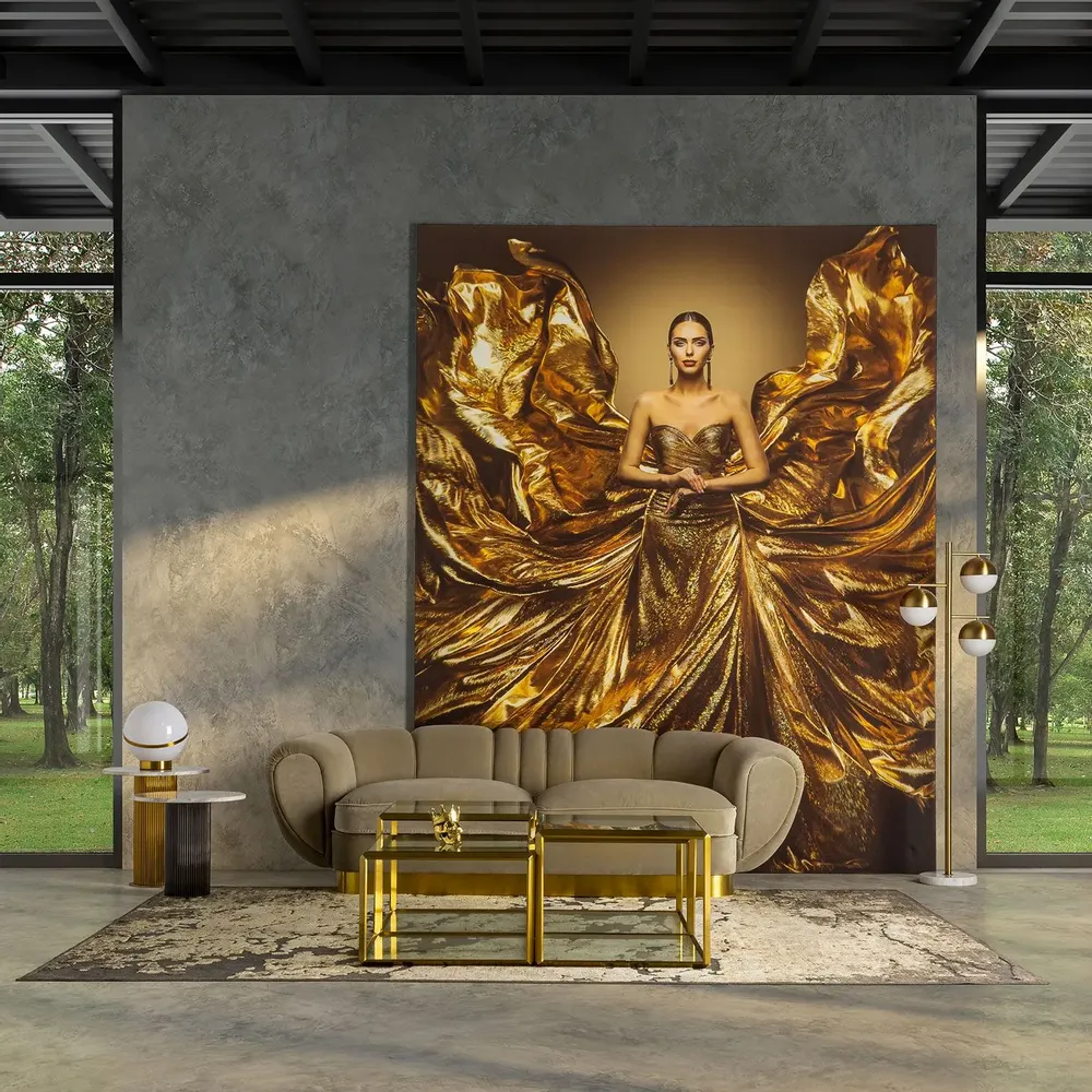 Other tables - White synthetic marble coffee table in 50x50x47 cm - VICAL